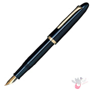 SAILOR Profit 911 Fude de Mannen Fountain Pen - 55 Degree Nib - Dark Blue Resi