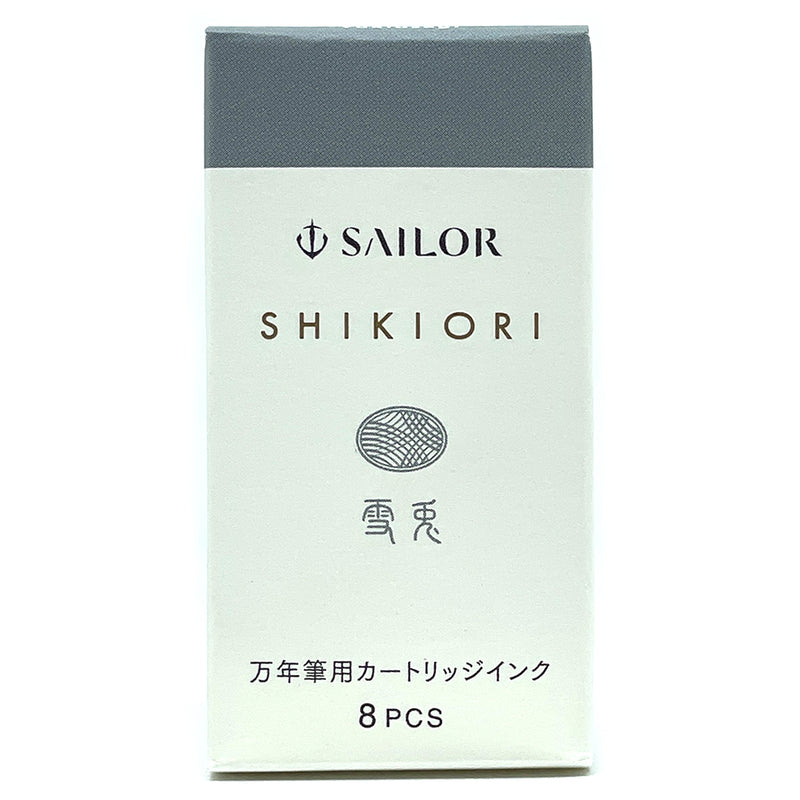 SAILOR SHIKIORI Fountain Pen Ink Cartridges - Pack of 8 - Yukiusagi