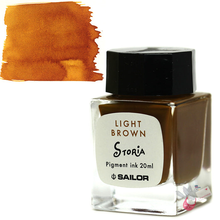 SAILOR STORiA Pigment Ink - 20mL - Lion (Light Brown)