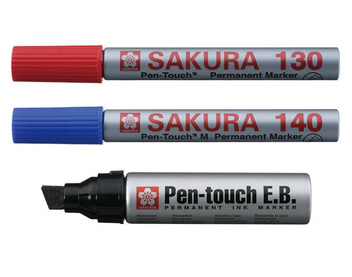 SAKURA 130 Pen-Touch Permanent Maker - Medium (2.0mm) - Black 