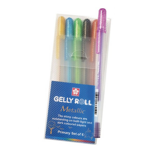SAKURA Gelly Roll Metallic - Primary - Set 6