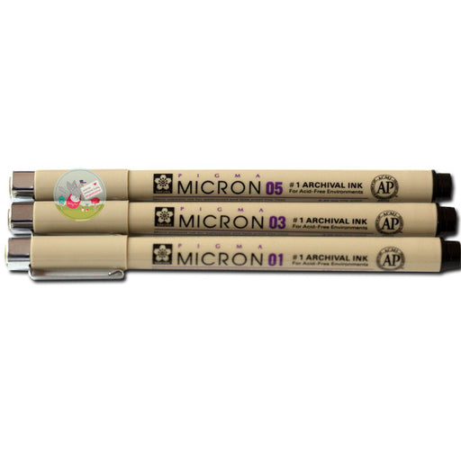 SAKURA Pigma Micron 3 Size - Black