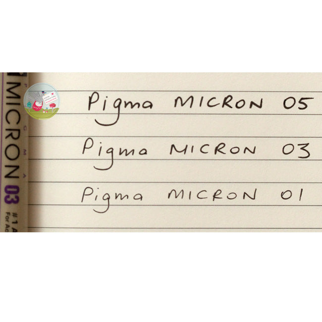 SAKURA Pigma Micron 3-Pack (01, 03, 05) - Black