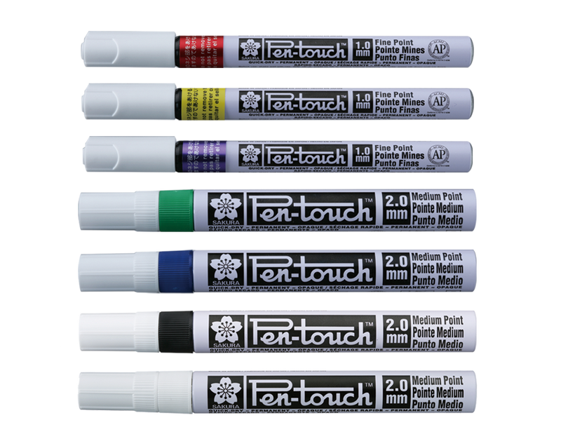 SAKURA Pen-Touch Permanent Maker - Medium - Silver 