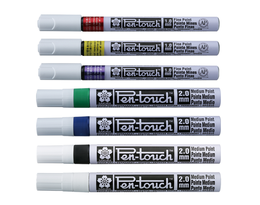 SAKURA Pen-Touch Permanent Maker - Medium - Silver 