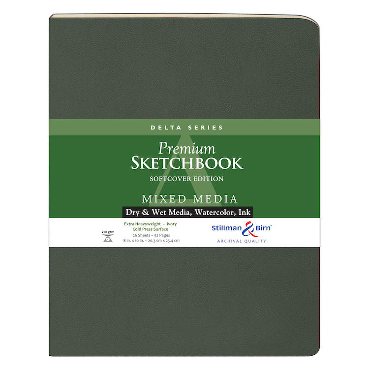Stillman & Birn BETA Sketchbook - Softcover - Portrait XL (8 x 10" / 20.3 x 25.4cm) - 270gsm