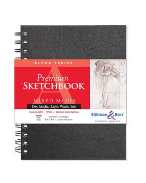 Stillman & Birn ALPHA Sketchbook - Spiral Bound - 6x8 inch