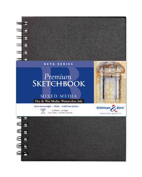 Stillman & Birn BETA Sketchbook - Spiral Bound - (7 x 10") - 270gsm