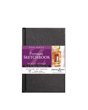 STILLMAN & BIRN Zeta Hard Cover Sketchbook - A5 (5.5 x 8.5") - 270gsm