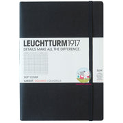 LEUCHTTURM1917 Soft Cover - Medium A5 - Squared - Black