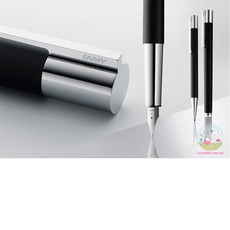 LAMY Scala Fountain Pen - Matt Black - Medium Stainless Nib (no packaging)