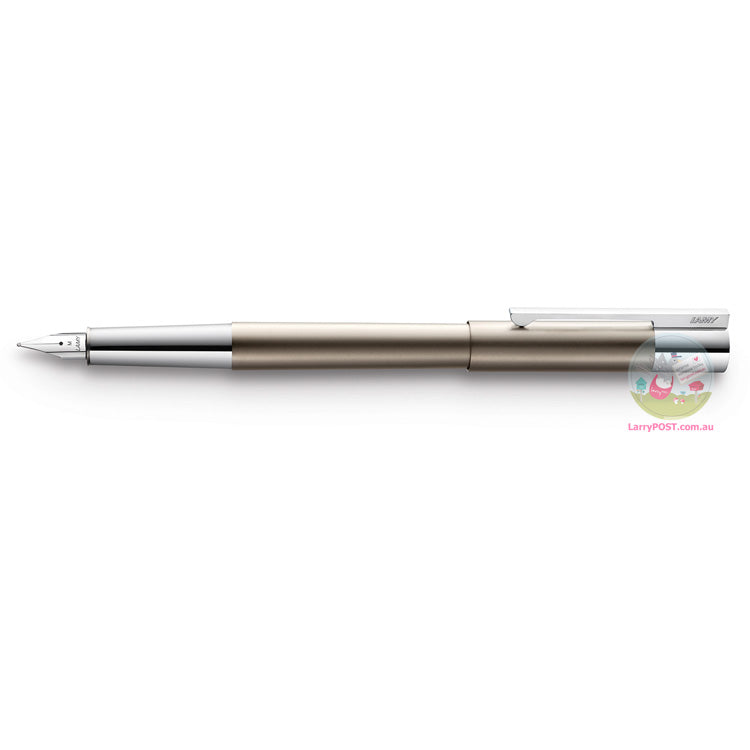 LAMY Scala Fountain Pen - Titanium (includes free 30ml bottle black ink / converter)