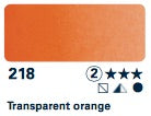 SCHMINCKE Horadam Aquarell - 218 Transparent Orange - 1/2 Pan
