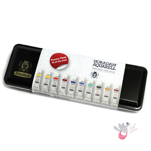 SCHMINCKE Horadam Aquarell Metal Set - 10 x 5mL Tubes