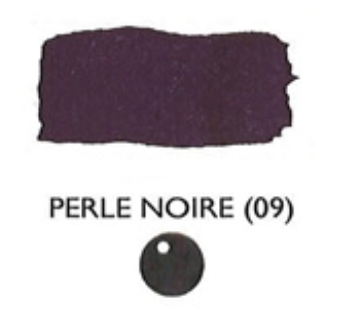 HERBIN "Jewel of Inks" Fountain Pen Ink - 30mL (with pen rest) - Perle Noire (Pearl Black)