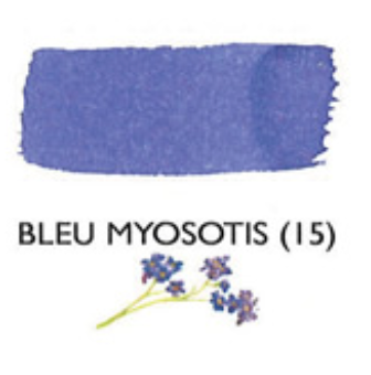 HERBIN "Jewel of Inks" Fountain Pen Ink - 30mL (with pen rest) - Bleu Myosotis (Forget-Me-Not)