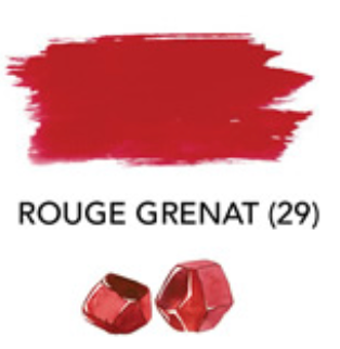 HERBIN "Jewel of Inks" Fountain Pen Ink - 30mL (with pen rest) - Rouge Grenat (Garnet Red)