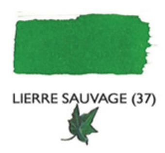 HERBIN "Jewel of Inks" Fountain Pen Ink - 30mL (with pen rest) - Lierre Sauvage (Wild Ivy)