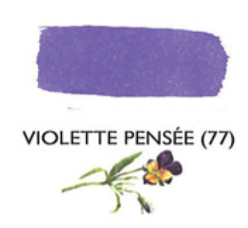 HERBIN "Jewel of Inks" Fountain Pen Ink - 30mL (with pen rest) - Violette Pensee (Violet Pansy)