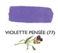 HERBIN "Jewel of Inks" Fountain Pen Ink - 30mL (with pen rest) - Violette Pensee (Violet Pansy)