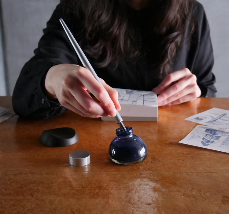 KAKIMORI Pigment Ink - 35mL - Koton - With Hand Made Sakura Wood Cap