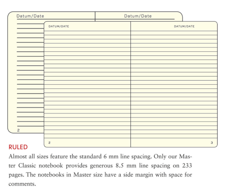 LEUCHTTURM1917 Classic Hard Cover - Medium (A5) - Ruled - Red