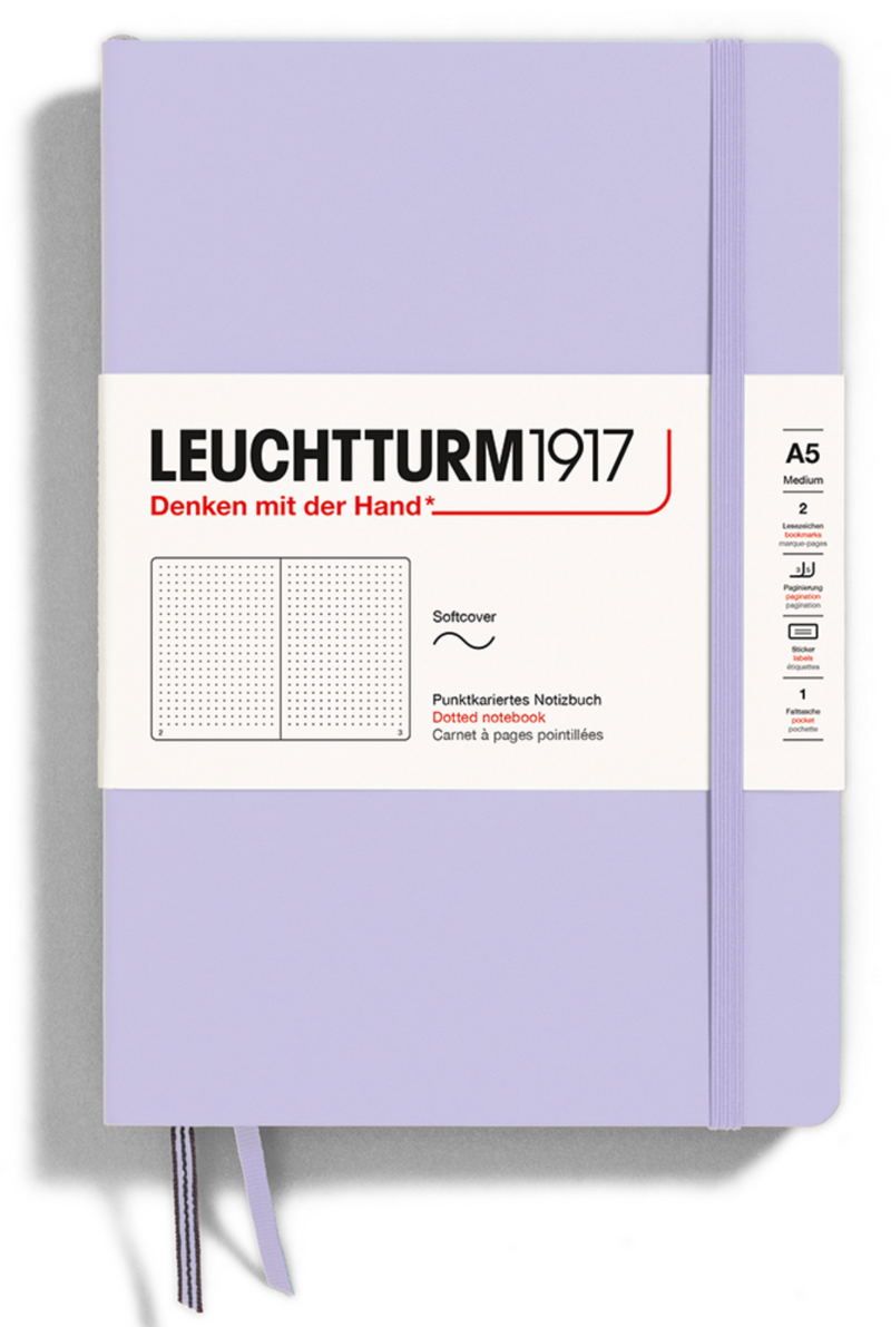 LEUCHTTURM1917 Classic Soft Cover - Medium (A5) - Dotted - Lilac