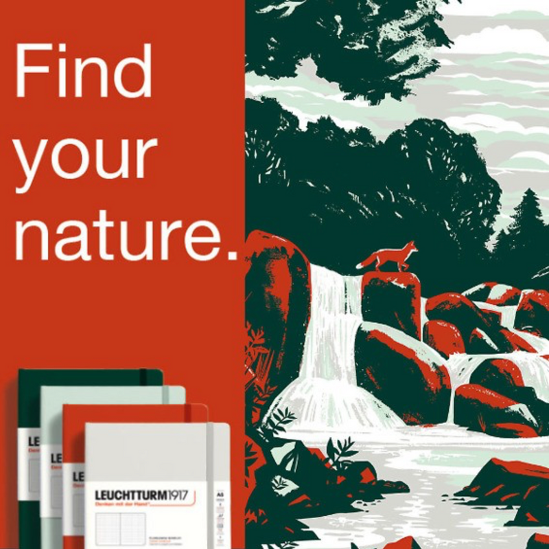 LEUCHTTURM1917 Classic Hard Cover - Medium (A5) - Plain - Fox Red