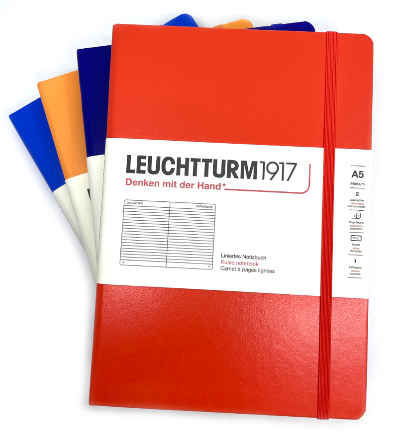LEUCHTTURM1917 Classic Hard Cover - Medium (A5) - Ruled - Lobster