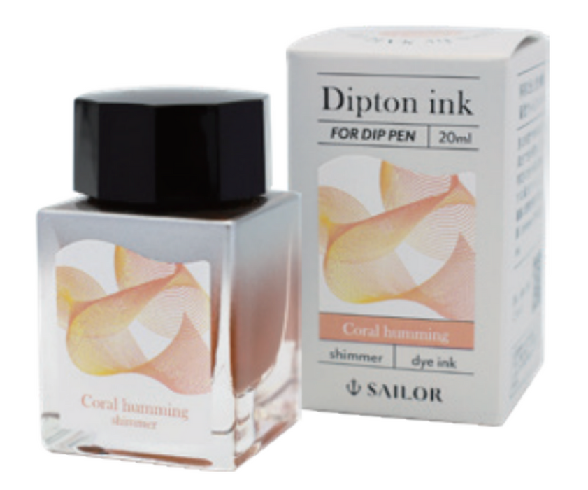 SAILOR Dipton Shimmer Dip Pen Ink - 20mL - Mellow Forest