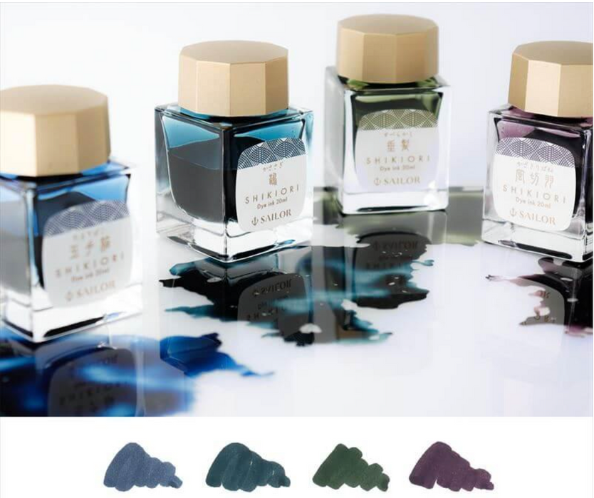 SAILOR SHIKIORI Fountain Pen Ink - 20mL - Tamatebako