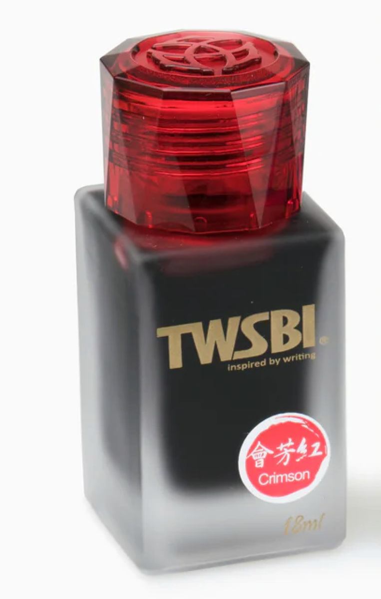 TWSBI 1791 Fountain Pen Ink - Crimson - 18mL
