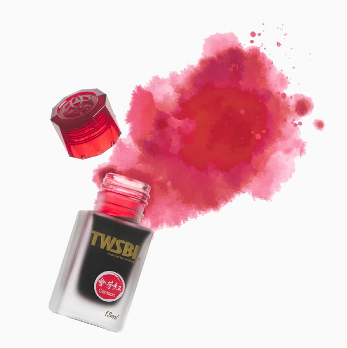 TWSBI 1791 Fountain Pen Ink - Crimson - 18mL