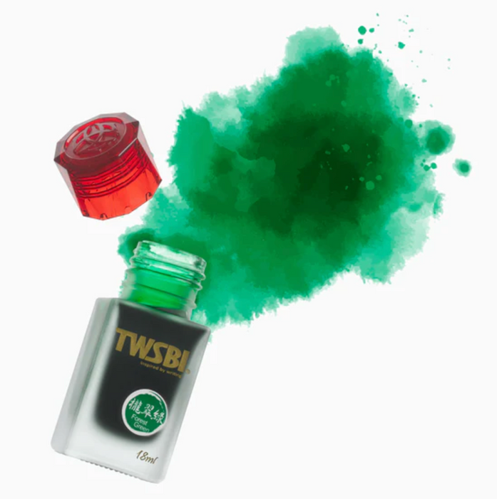 TWSBI 1791 Fountain Pen Ink - Forest Green - 18mL