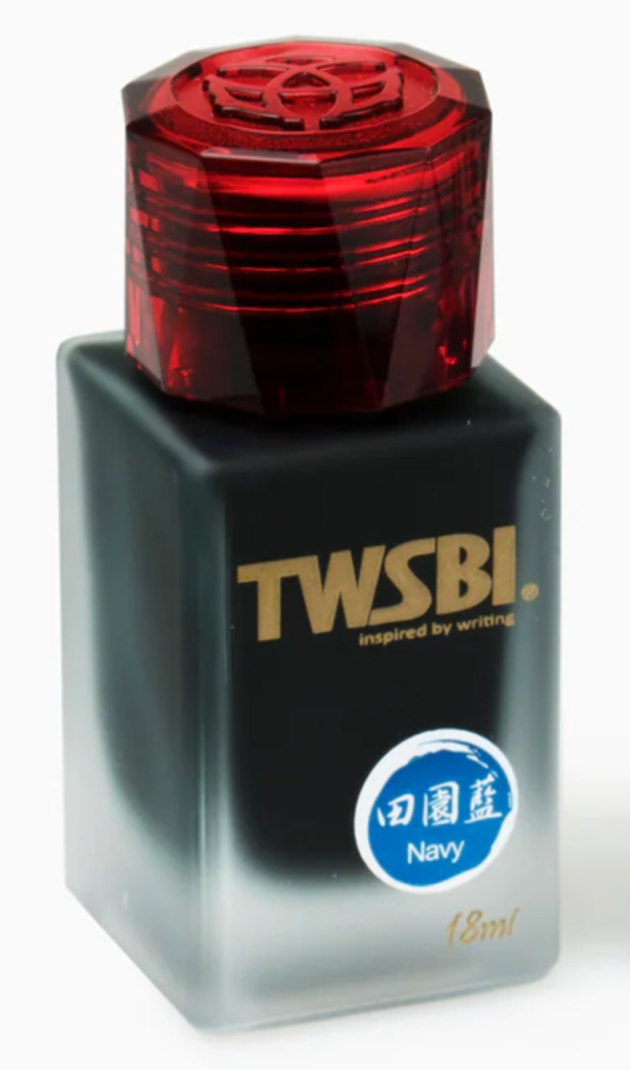 TWSBI 1791 Fountain Pen Ink - Navy - 18mL