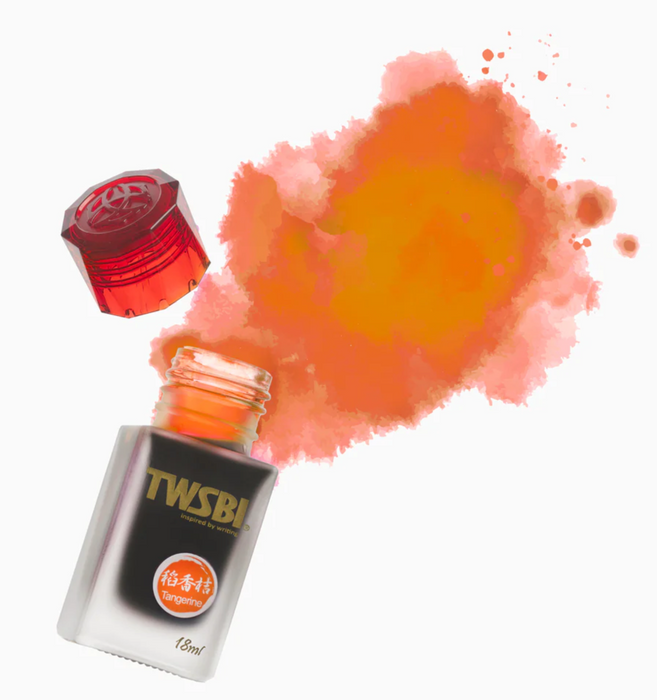 TWSBI 1791 Fountain Pen Ink - Tangerine - 18mL