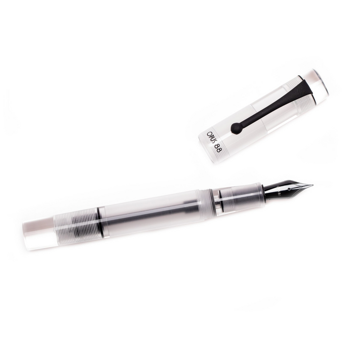 OPUS 88 Demonstrator Fountain Pen - Clear - Medium Nib
