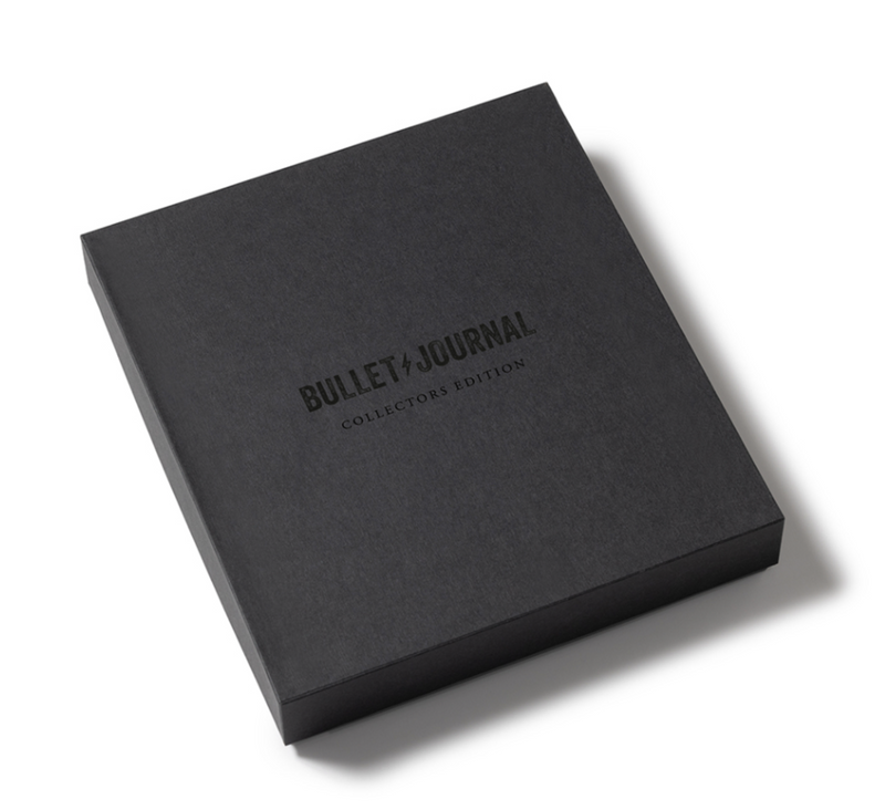 LEUCHTTURM1917 Bullet Journal Edition 2 All Black Collectors Set – 1x Bullet Journal A5, 1x Twist Pen, 1x Pen Loop - 120gsm Paper - Medium (A5) - Dotted - Black