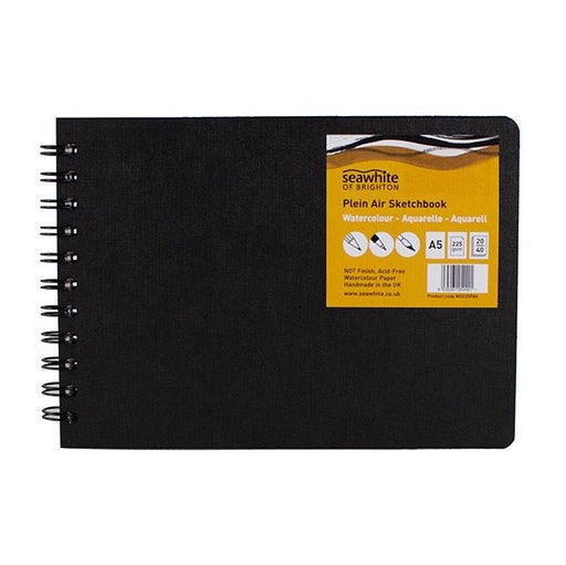 SEAWHITE OF BRIGHTON Spiral Watercolour Sketchbook - 350gsm - 20 Sheets - A5