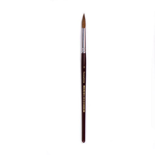 SEAWHITE Watercolour Brush - Synthetic - Round Size 8
