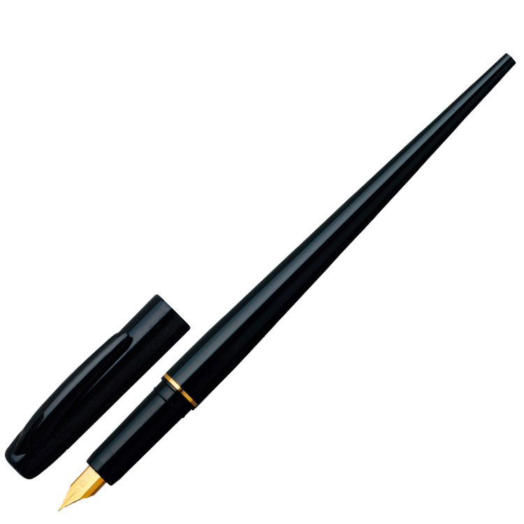 PLATINUM Desk Fountain Pen - DPQ-700A - Black - Extra Fine Nib (excludes converter)