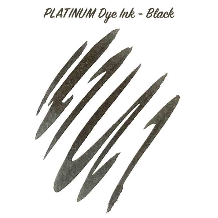 PLATINUM Fountain Pen Ink (Dye Based) 60mL - Black