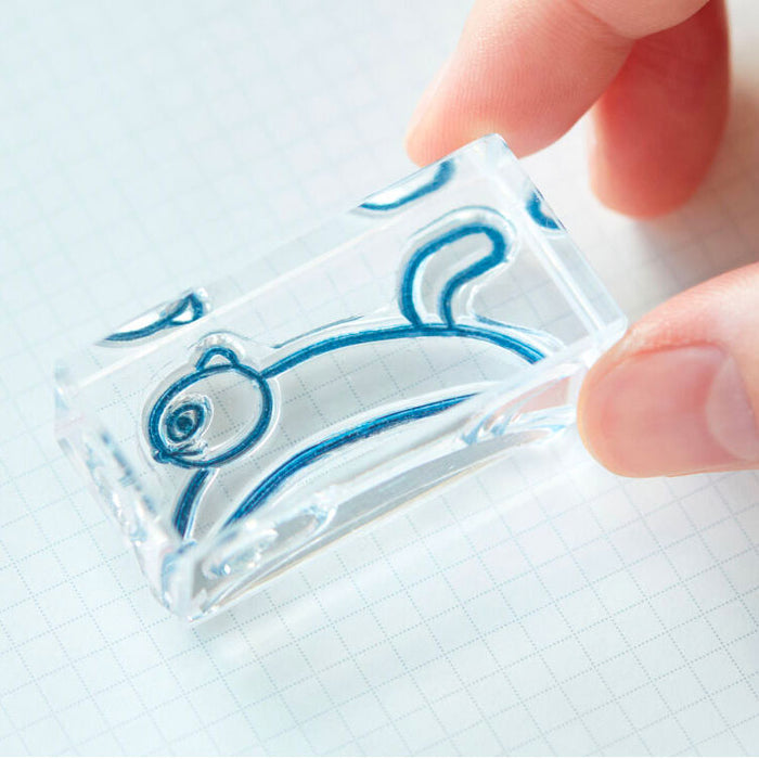 KING JIM - Kori Jirushi Ice Cube Stamp - Small - Pomeranian