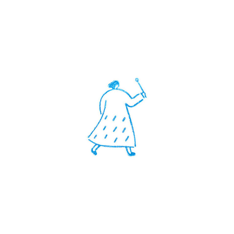 KING JIM - Kori Jirushi Ice Cube Stamp - Small - Girl