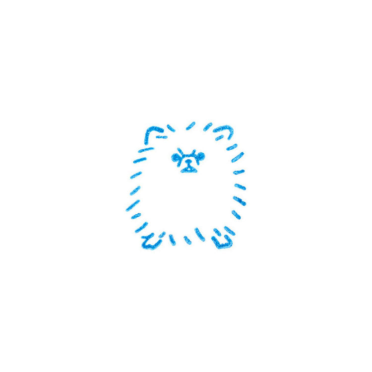 KING JIM - Kori Jirushi Ice Cube Stamp - Small - Pomeranian