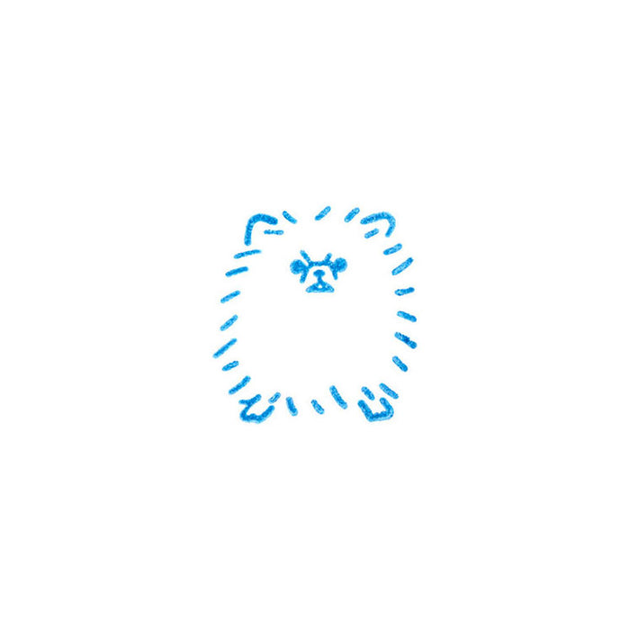 KING JIM - Kori Jirushi Ice Cube Stamp - Small - Pomeranian