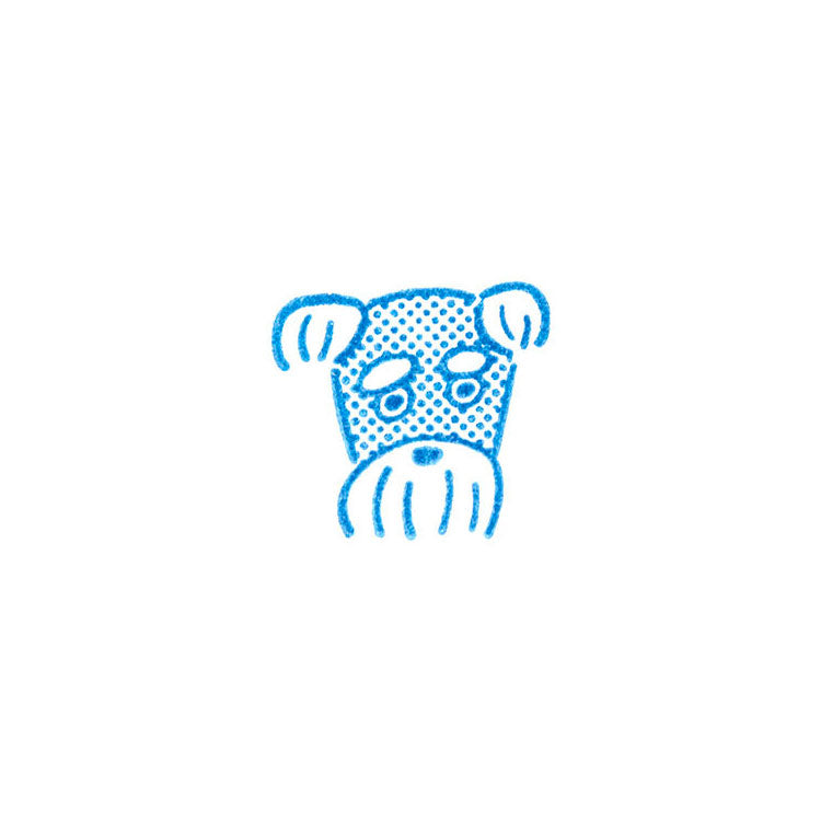 KING JIM - Kori Jirushi Ice Cube Stamp - Small - Schnauzer