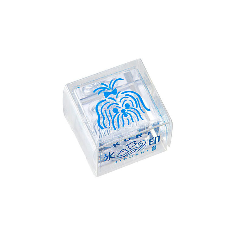 KING JIM - Kori Jirushi Ice Cube Stamp - Small - Yorkshire Terrier