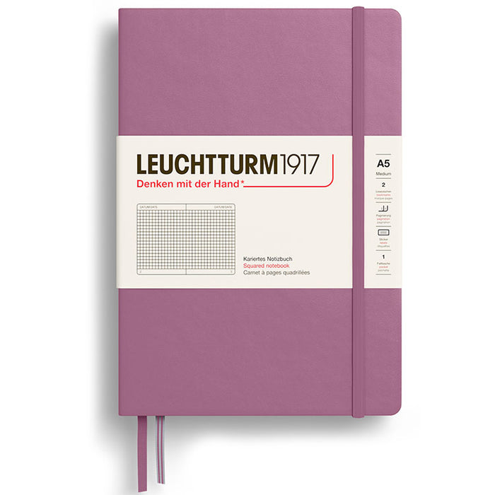 LEUCHTTURM1917 Classic Hard Cover - Medium (A5) - Squared/Grid - Spice Brown