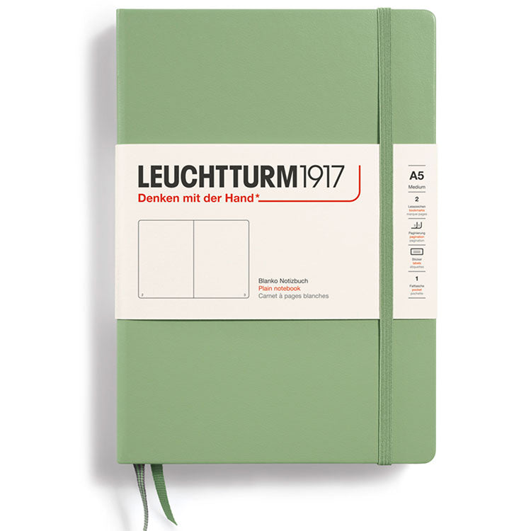 LEUCHTTURM1917 Classic Hard Cover - Medium (A5) - Plain - Sage